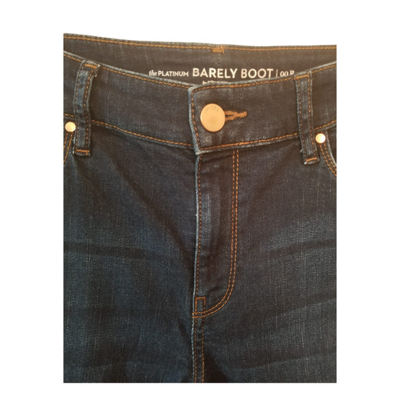 The Platinum by Chico's Barely Boot Blue Women's Jeans Size 00R 30x 30 - Picture 4 of 8